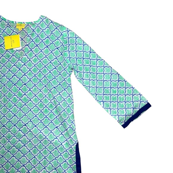 Roberta Roller Rabbit Women’s V Neck Tunic Shirt‎ NWT XS - Picture 3 of 9